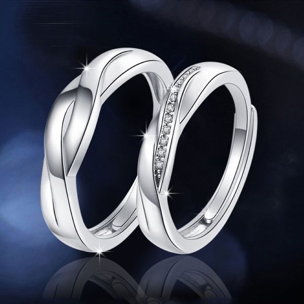 2022 classic copper plated platinum twist cross adjustable couple rings men women overlap opening engagement wedding kink finger jewelry gif, Silver
2022 classic copper plated platinum twist cross adjustable couple rings men women overlap opening engagement wedding kink finger jewelry gif, Silver