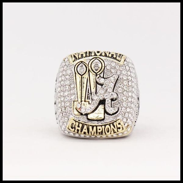 the 2017 2018 alabama crimson tide ncaa championship ring fan gift whole drop hing quality276j, Golden;silver
the 2017 2018 alabama crimson tide ncaa championship ring fan gift whole drop hing quality276j, Golden;silver