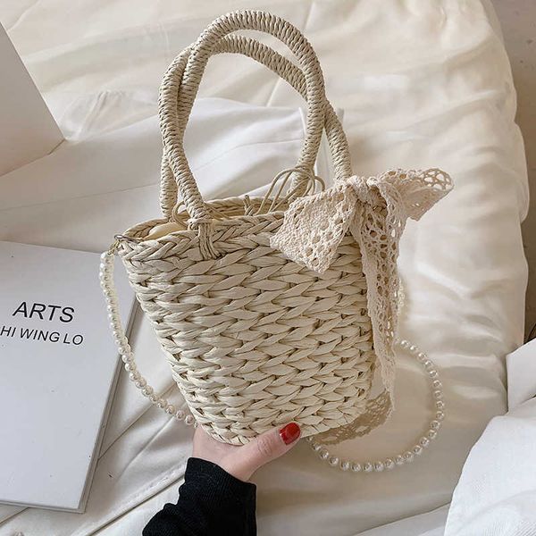 yuchengbags 2022net red pearl female summer new fashion straw bag portable bucket messenger bag
yuchengbags 2022net red pearl female summer new fashion straw bag portable bucket messenger bag