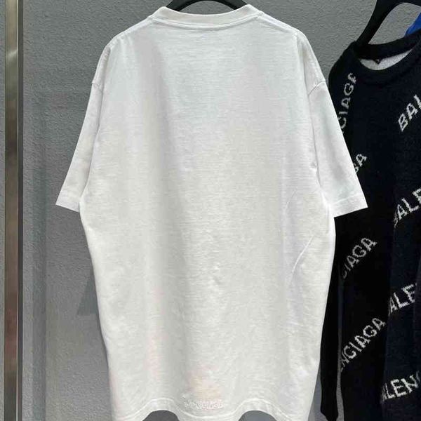 od3d high version paris spring summer co branded new simpson family conley printed short sleeve t-shirt, White;black
od3d high version paris spring summer co branded new simpson family conley printed short sleeve t-shirt, White;black