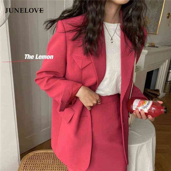 nxy casual dress junelove 2022 spring suits single breasted blazer+midi skirts 2 pieces set suits office lady skirt suits korean fashion 040, Black;gray
nxy casual dress junelove 2022 spring suits single breasted blazer+midi skirts 2 pieces set suits office lady skirt suits korean fashion 040, Black;gray