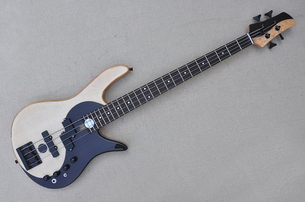 factory custom taiji 4-string electric bass guitar with flame maple veneer ash body bird eye maple neck rosewood fretboard black hardwares o
factory custom taiji 4-string electric bass guitar with flame maple veneer ash body bird eye maple neck rosewood fretboard black hardwares o