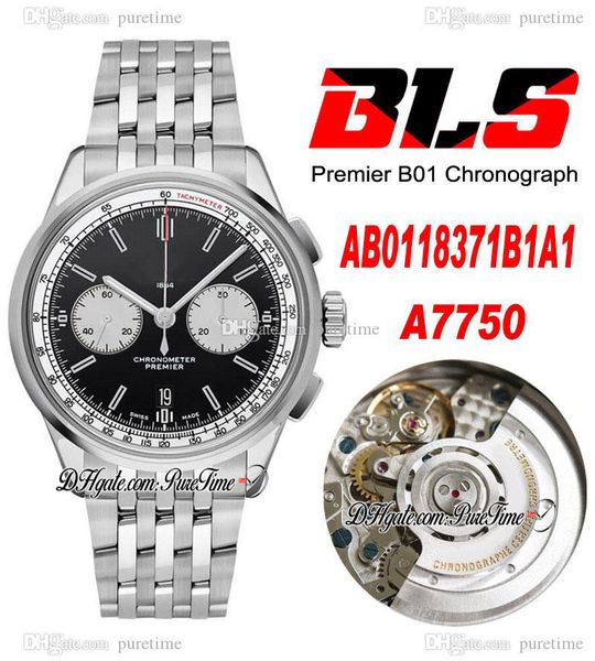 bls premier b01 42mm eta a7750 automatic chronograph mens watch steel black white dial stick stainless steel bracelet ab0118221b1a1 super ed, Slivery;brown
bls premier b01 42mm eta a7750 automatic chronograph mens watch steel black white dial stick stainless steel bracelet ab0118221b1a1 super ed, Slivery;brown