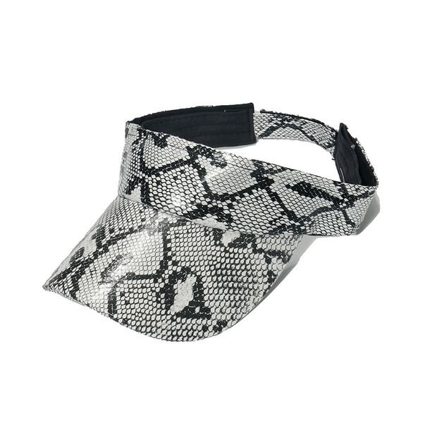 pu summer empty visor hat outdoor beach wide brim caps for women snake skin printed, Blue;gray
pu summer empty visor hat outdoor beach wide brim caps for women snake skin printed, Blue;gray