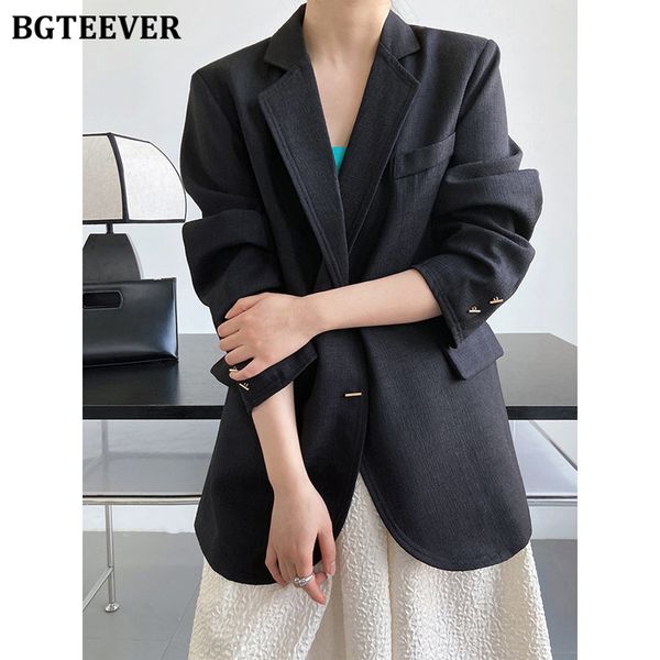 casual chic loose single-breasted female blazer 2022 spring long sleeve pockets women suit jacket ladies outwear, White;black
casual chic loose single-breasted female blazer 2022 spring long sleeve pockets women suit jacket ladies outwear, White;black