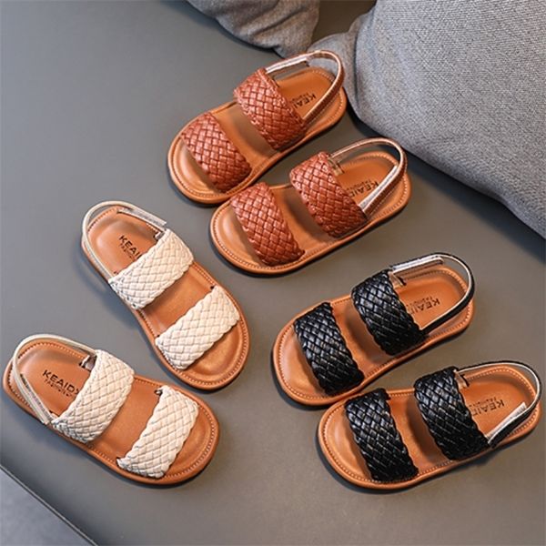 girl's sandals braided open toe fashion vacation summer children flat shoes solid color comfy outdoor anti-slip kids sliders 220426, Black;red
girl's sandals braided open toe fashion vacation summer children flat shoes solid color comfy outdoor anti-slip kids sliders 220426, Black;red
