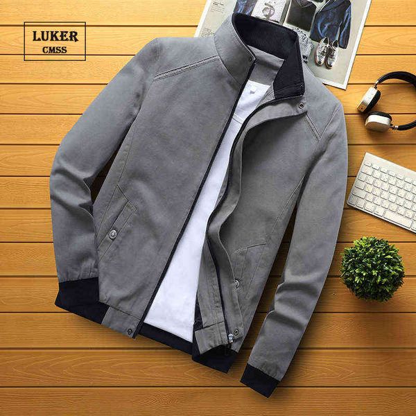 spring autumn cotton jacket men fashion slim bomber windbreaker jackets coat men's clothing cargo casual jacket men solid coat y220803, Black;brown
spring autumn cotton jacket men fashion slim bomber windbreaker jackets coat men's clothing cargo casual jacket men solid coat y220803, Black;brown