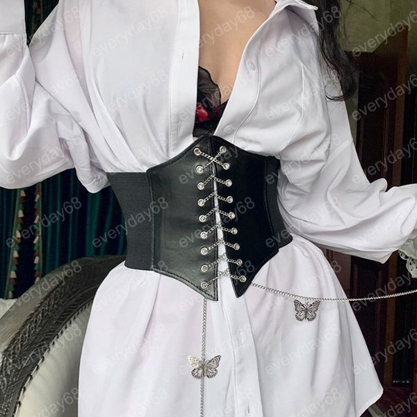 fashion butterfly chain corset belts women bandage waist trainer body shaper bustier underbust slimming waist belt cincher, Black;brown
fashion butterfly chain corset belts women bandage waist trainer body shaper bustier underbust slimming waist belt cincher, Black;brown