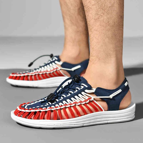 men's sandals new summer breathable soft flat sandals outdoor beach slip on fashion leisure woven footwear men casual shoes, Black
men's sandals new summer breathable soft flat sandals outdoor beach slip on fashion leisure woven footwear men casual shoes, Black