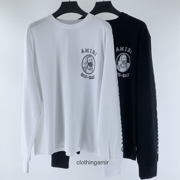 hoodies designer sweaters amirs amires high street brand portrait old man smoking letter sanskrit round neck white sweater, Black
hoodies designer sweaters amirs amires high street brand portrait old man smoking letter sanskrit round neck white sweater, Black