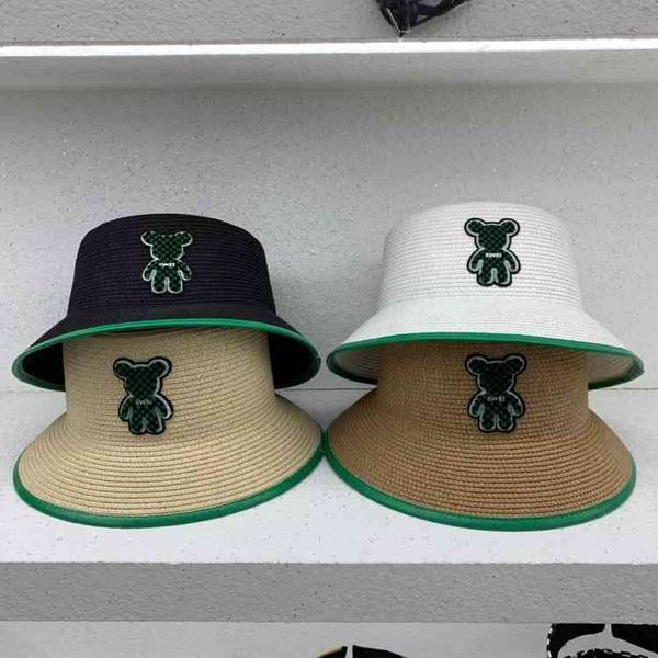ball caps net red violence bear straw hat female summer parent-child sun big brim anti ultraviolet beach hat 2r6s, Blue;gray
ball caps net red violence bear straw hat female summer parent-child sun big brim anti ultraviolet beach hat 2r6s, Blue;gray