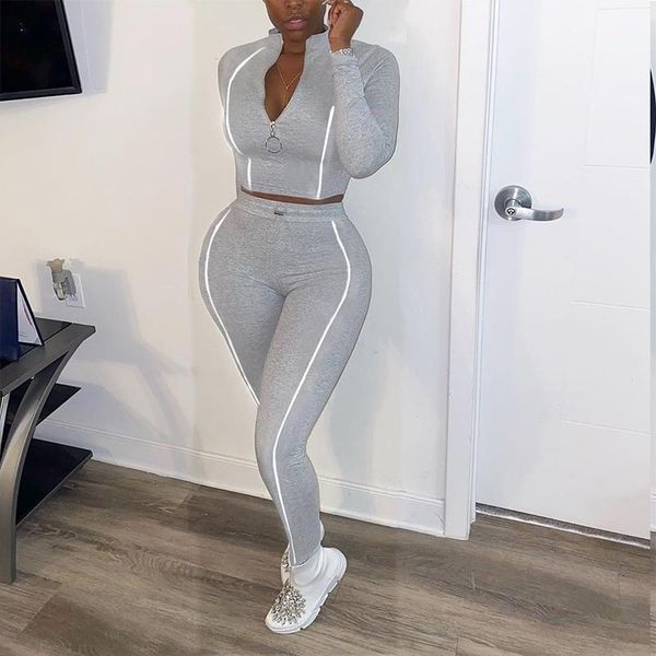 women's two piece pants hirigin set jumpsuit long sleeve zip + side striped bodycon tracksuit fall women outfits matching sets, White
women's two piece pants hirigin set jumpsuit long sleeve zip + side striped bodycon tracksuit fall women outfits matching sets, White
