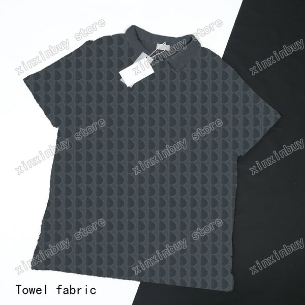 22ss men women designers t shirts tee paris towel fabric jacquard letter cotton short sleeve crew neck streetwear xinxinbuy black white gray, White;black
22ss men women designers t shirts tee paris towel fabric jacquard letter cotton short sleeve crew neck streetwear xinxinbuy black white gray, White;black