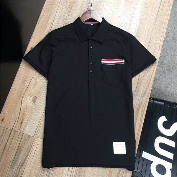 european and american trendy brand genuine men's polo shirt t-shirt cotton embroidery summer 64, White;black
european and american trendy brand genuine men's polo shirt t-shirt cotton embroidery summer 64, White;black
