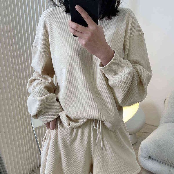 spring and summer women's casual solid color round neck long sleeve loose sweatshirt t220726, Black
spring and summer women's casual solid color round neck long sleeve loose sweatshirt t220726, Black