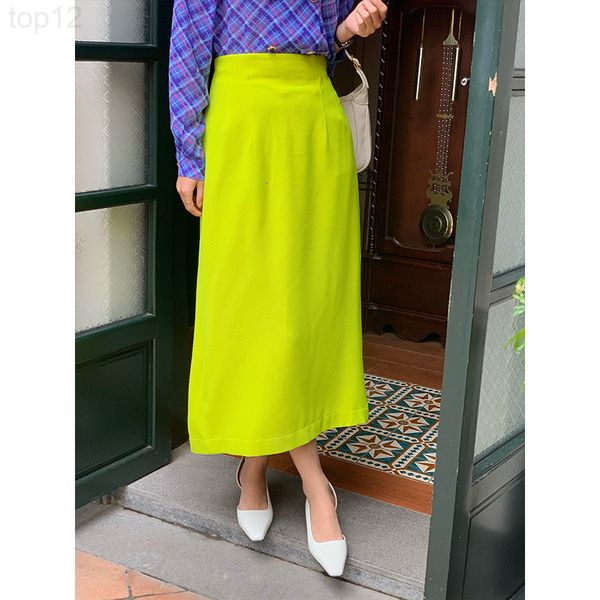 designer korean solid color skirt values you 2022 early spring new casual high waist slim a-line 2022, White
designer korean solid color skirt values you 2022 early spring new casual high waist slim a-line 2022, White