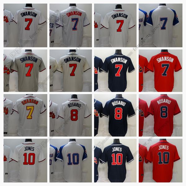 new baseball 7 dansby swanson 8 victor rosario 10 chipper jones jersey size s--xxxl, Blue;black
new baseball 7 dansby swanson 8 victor rosario 10 chipper jones jersey size s--xxxl, Blue;black