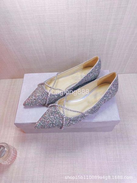 dress shoes sequin pointed flat shoes crystal chain single women's daily versatile bridesmaid banquet bride wedding, Black
dress shoes sequin pointed flat shoes crystal chain single women's daily versatile bridesmaid banquet bride wedding, Black