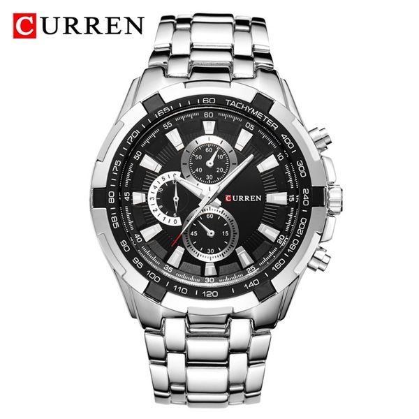 curren 8023 quartz watch men waterproof sport watches mens business stainless steel wristwatch male clock reloj hombre 220614, Slivery;brown
curren 8023 quartz watch men waterproof sport watches mens business stainless steel wristwatch male clock reloj hombre 220614, Slivery;brown
