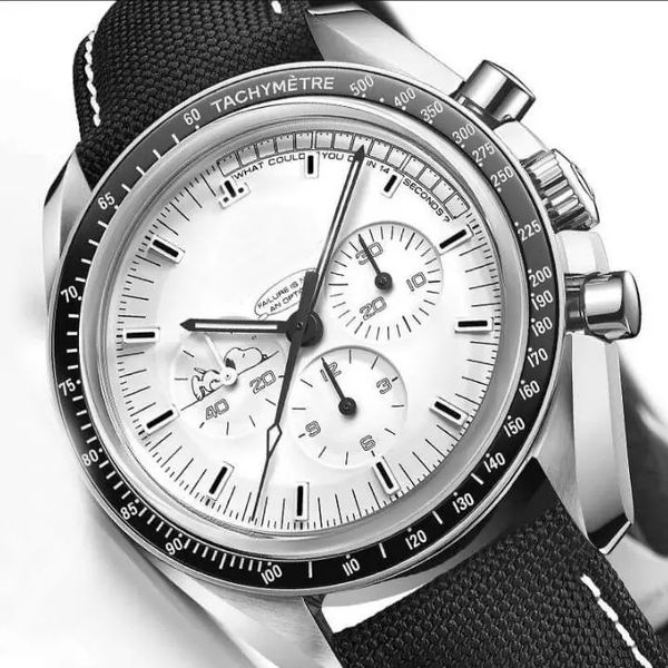 men mens luxury watch ceramic bezel chronograph vk quarz movement master fabric james bond 007 watches montre de luxe space wristwatch wrist, Slivery;brown
men mens luxury watch ceramic bezel chronograph vk quarz movement master fabric james bond 007 watches montre de luxe space wristwatch wrist, Slivery;brown