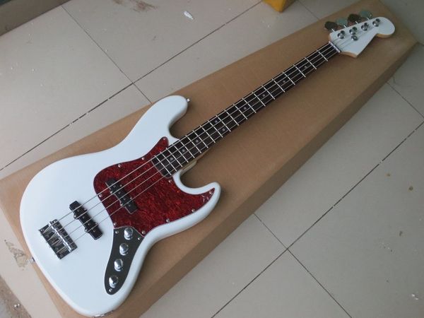 white body 4 strings electric bass guitar with red pearl pickguard,maple neck,provide customized services
white body 4 strings electric bass guitar with red pearl pickguard,maple neck,provide customized services