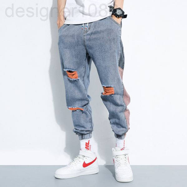 men's jeans designer pierced jeans men's straight tube loose harlan cropped pants fashion brand drop feeling wide leg korean leggi, Blue
men's jeans designer pierced jeans men's straight tube loose harlan cropped pants fashion brand drop feeling wide leg korean leggi, Blue