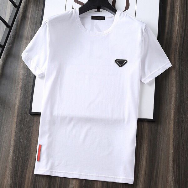 t mens luxury shirts pure cotton tees metal triangle pattern brand p short sleeve women t-shirt fashion designers tshirts size m-4xl hfn2, White;black
t mens luxury shirts pure cotton tees metal triangle pattern brand p short sleeve women t-shirt fashion designers tshirts size m-4xl hfn2, White;black