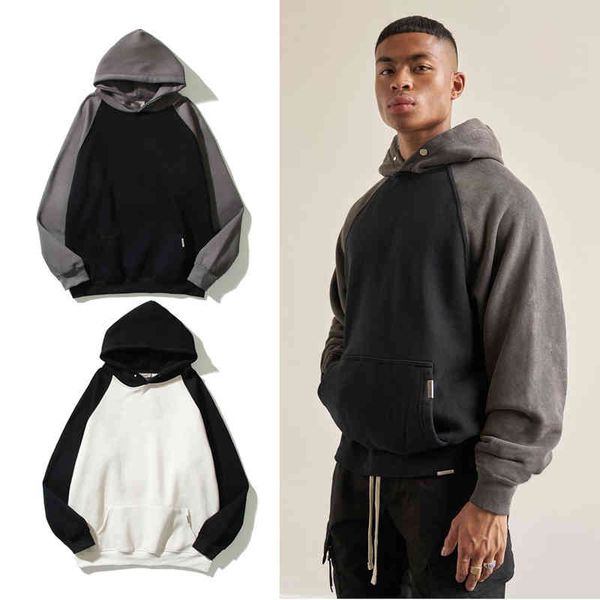 wo matching color high street hooded raglan sweater autumn winter hoodie coat 2022 trendy fashion design and women's sweaters, Black
wo matching color high street hooded raglan sweater autumn winter hoodie coat 2022 trendy fashion design and women's sweaters, Black