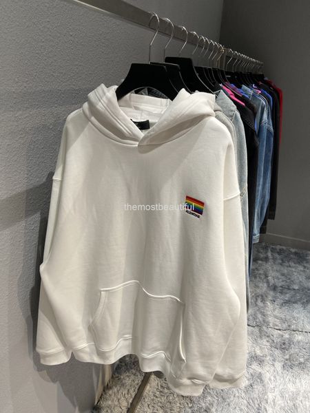 men's hoodies & sweatshirts rainbow embroidered letters on the chest plush hoodie fashion brand men's women's autumn winter, Black
men's hoodies & sweatshirts rainbow embroidered letters on the chest plush hoodie fashion brand men's women's autumn winter, Black