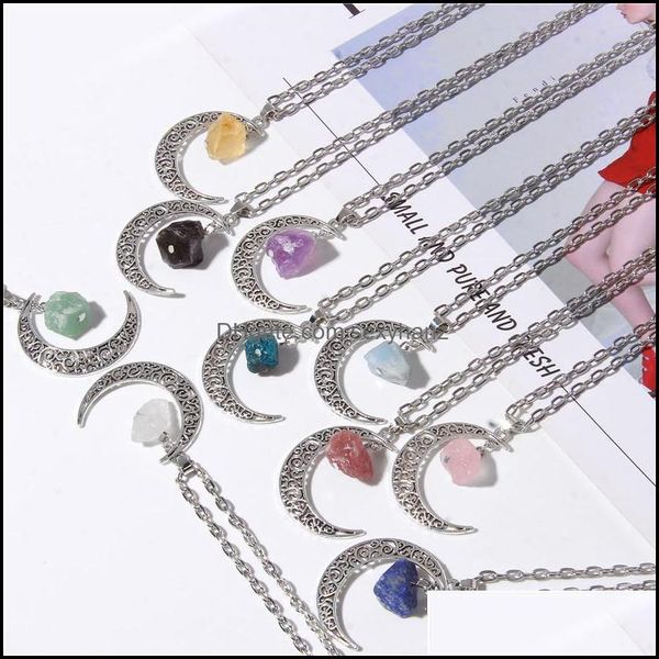 pendant necklaces pendants jewelry natural crystal rough stone necklace design versatile sier moon neckl dhu6k, Silver
pendant necklaces pendants jewelry natural crystal rough stone necklace design versatile sier moon neckl dhu6k, Silver
