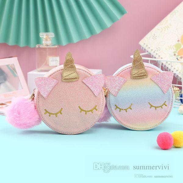 2022 children unicorn handbags kids circular rainbow one-shoulder princess bag girls crossbody cartoon bag purse q5808, Black
2022 children unicorn handbags kids circular rainbow one-shoulder princess bag girls crossbody cartoon bag purse q5808, Black