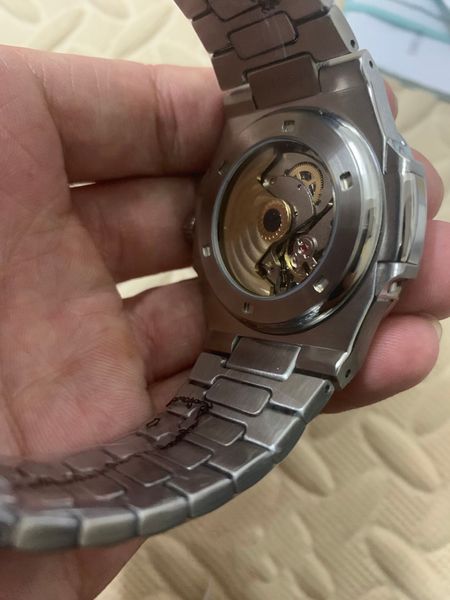 1hmn 2022 new nautilus men's automatic luxury watch 5711 series light blue dial silver stainless steel strap, Slivery;golden
1hmn 2022 new nautilus men's automatic luxury watch 5711 series light blue dial silver stainless steel strap, Slivery;golden