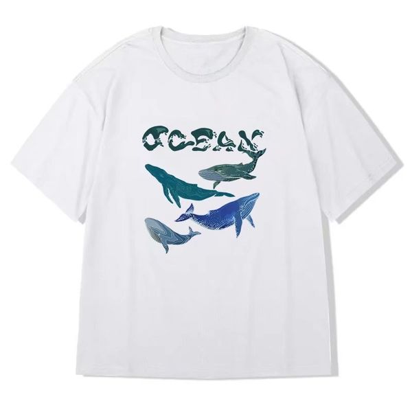 whales swim in the ocean graphic men's tshirt cotton short sleeve men t shirt oversized casual loose men's clothing 0615, Gray
whales swim in the ocean graphic men's tshirt cotton short sleeve men t shirt oversized casual loose men's clothing 0615, Gray