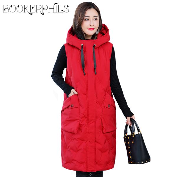 autumn winter long down cotton vest woman plus size 5xl sleeveless coat hooded black cotton jacket women vest female waistcoat 201031, Black;white
autumn winter long down cotton vest woman plus size 5xl sleeveless coat hooded black cotton jacket women vest female waistcoat 201031, Black;white
