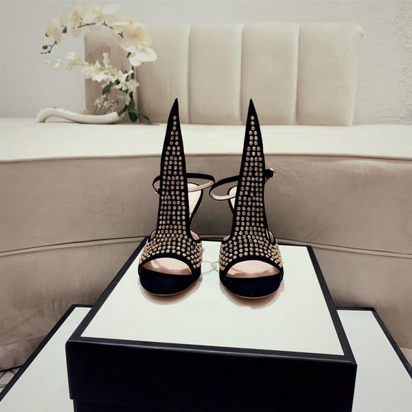 - women high heels pumps designer party queen sandals shimmer suede sandals with crystals stiletto heel comfortable size 3297f, Black
- women high heels pumps designer party queen sandals shimmer suede sandals with crystals stiletto heel comfortable size 3297f, Black