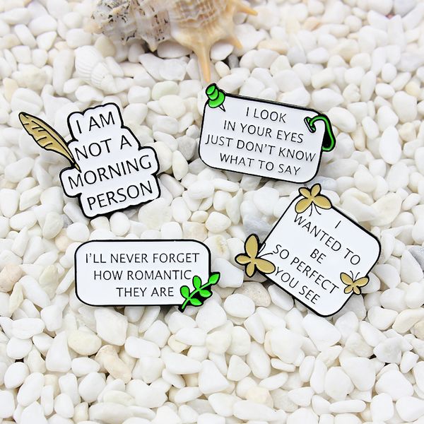 funny phrase coat pine brooch women's enamel brooch white english letter alloy sweet bag accessories fashion women, Gray
funny phrase coat pine brooch women's enamel brooch white english letter alloy sweet bag accessories fashion women, Gray