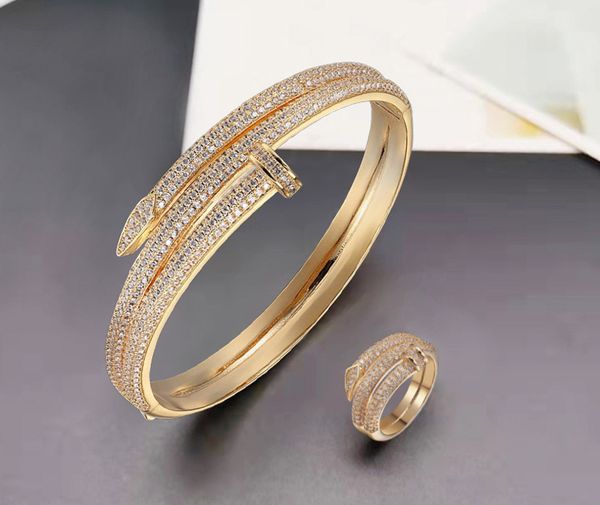 donia jewelry luxury bangle nail exaggerated titanium steel bracelet micro-inlaid colored zircon european and american fashion designer gift, Black
donia jewelry luxury bangle nail exaggerated titanium steel bracelet micro-inlaid colored zircon european and american fashion designer gift, Black