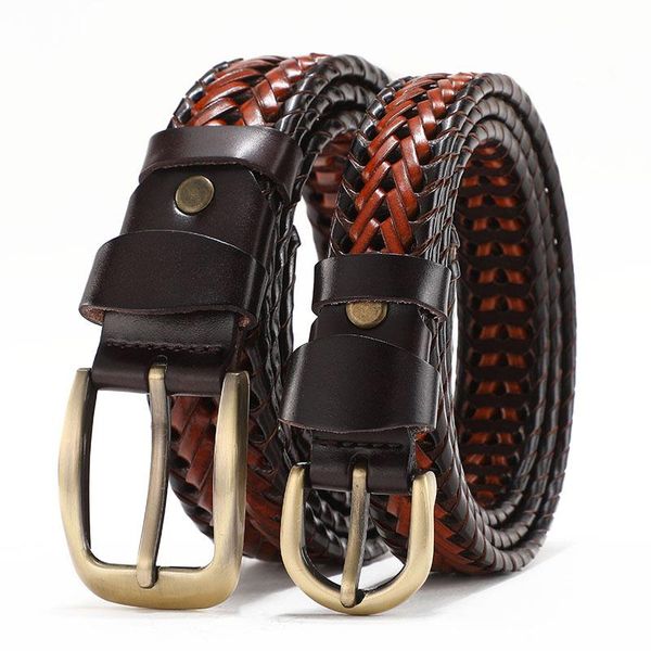 belts women braided belt for men's woven luxury genuine leather cow straps hand knitted designer men jeans girdle male beltsbelts, Black;brown
belts women braided belt for men's woven luxury genuine leather cow straps hand knitted designer men jeans girdle male beltsbelts, Black;brown