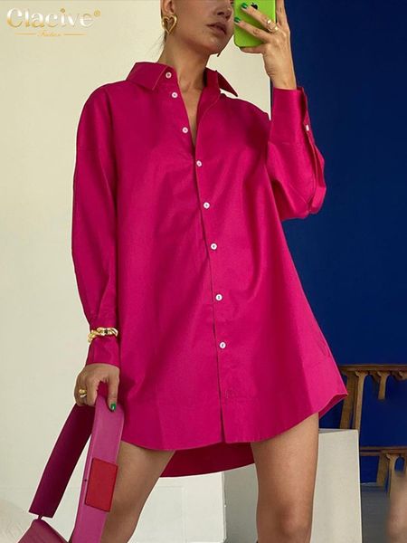clacive casual loose pink women s shirt elegant long sleeve office fashion blouses simple blue lapel shirts female 220809, White
clacive casual loose pink women s shirt elegant long sleeve office fashion blouses simple blue lapel shirts female 220809, White