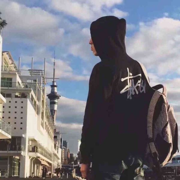 stusy meichao brand classic basic letter men's and women's couple hoodie loose long top, Black
stusy meichao brand classic basic letter men's and women's couple hoodie loose long top, Black