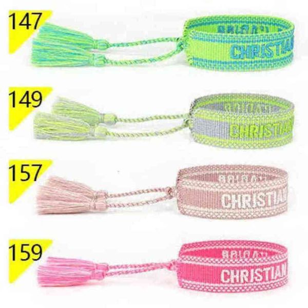 fashion classic brand bangles jewelry men women handmade cotton signture embroidery bracelet designers woven bangle fabrics luxury bracelets, Black
fashion classic brand bangles jewelry men women handmade cotton signture embroidery bracelet designers woven bangle fabrics luxury bracelets, Black