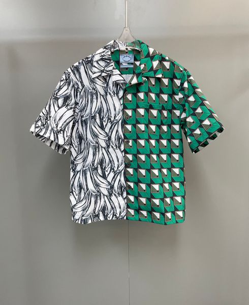 2022 summer men's designer beautiful printed shirt ~ american style shirt super large ~ men's designer button short sleeve shirt, White;black
2022 summer men's designer beautiful printed shirt ~ american style shirt super large ~ men's designer button short sleeve shirt, White;black
