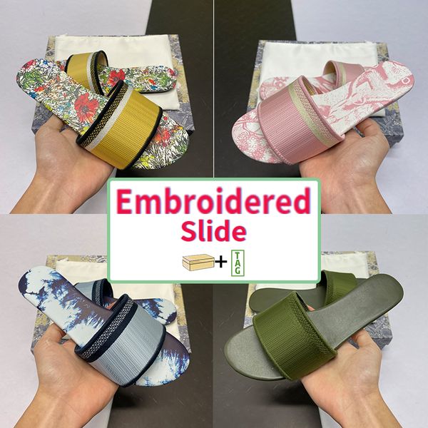with box embroidered slippers cotton slide flip-flop beach sandals burgundy cornflower blue grey peony pink luxury men women summer stripe s, Black
with box embroidered slippers cotton slide flip-flop beach sandals burgundy cornflower blue grey peony pink luxury men women summer stripe s, Black