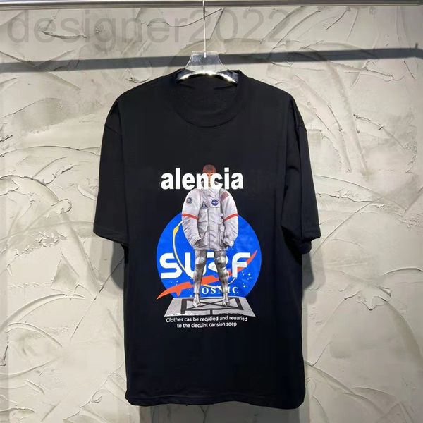 women's t-shirt designer 22ss co branded nasa astronaut print short sleeve t-shirt men's and women's loose half tjnk, White
women's t-shirt designer 22ss co branded nasa astronaut print short sleeve t-shirt men's and women's loose half tjnk, White