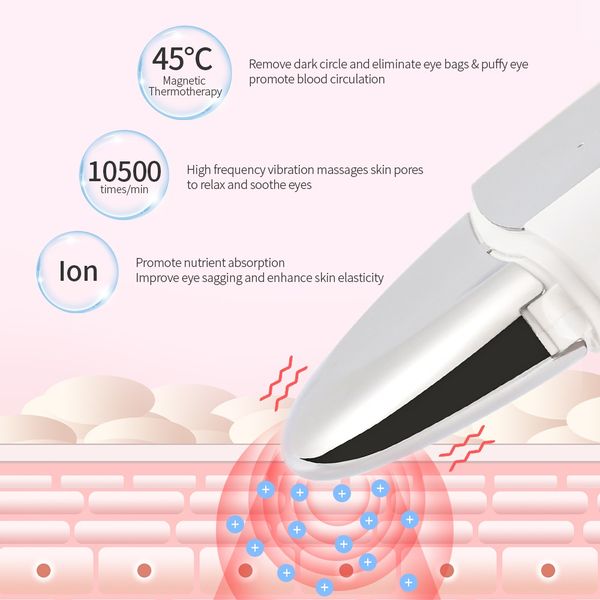remove eye bags eye beauty device dark circles removal 45 heating massager anti-wrinkle electric vibration warm eye massager pe
remove eye bags eye beauty device dark circles removal 45 heating massager anti-wrinkle electric vibration warm eye massager pe