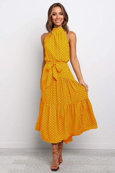 2022 new summer long dress polka dot casual dresses black halter strapless new 2022 yellow sundress vacation clothes, Black;gray
2022 new summer long dress polka dot casual dresses black halter strapless new 2022 yellow sundress vacation clothes, Black;gray
