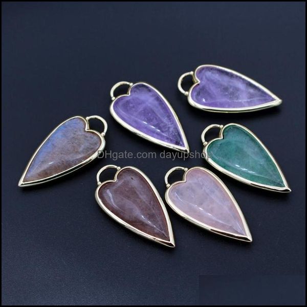 pendant necklaces 6pcs gold plated natural stone amethyst rose quartz arrow head healing point pendantspen dayupshop dhknp, Silver
pendant necklaces 6pcs gold plated natural stone amethyst rose quartz arrow head healing point pendantspen dayupshop dhknp, Silver