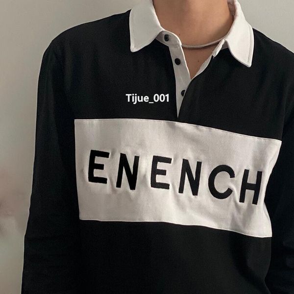 22ss france new classic splicing lapel neck sweatshirt polo early autumn limited man women crewneck pullover fashion street high end designe, Black
22ss france new classic splicing lapel neck sweatshirt polo early autumn limited man women crewneck pullover fashion street high end designe, Black