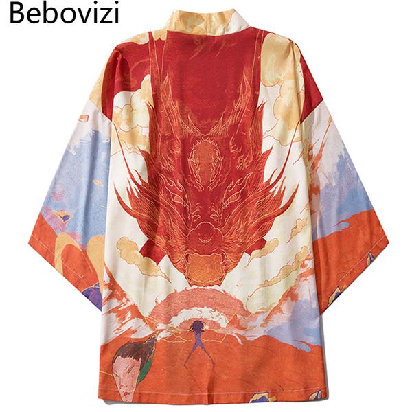 cardigan samurai kimonos karate streetwear traditional jacket men haori yukata fire dragon shirt women japanese style kimono, Red
cardigan samurai kimonos karate streetwear traditional jacket men haori yukata fire dragon shirt women japanese style kimono, Red
