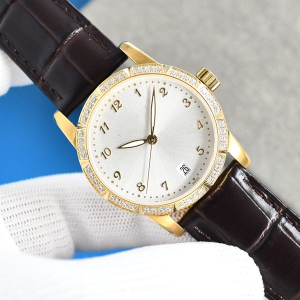 fashion women's watch 36mm stainless steel case leather band mechanical movement sapphire crystal scratch resistant diamond designer wa, Slivery;brown
fashion women's watch 36mm stainless steel case leather band mechanical movement sapphire crystal scratch resistant diamond designer wa, Slivery;brown